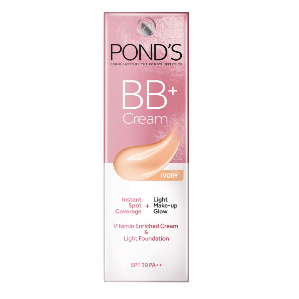 POND'S BB+ Cream, Instant Spot Coverage + Light Make-up Glow, Ivory 18g – view 3