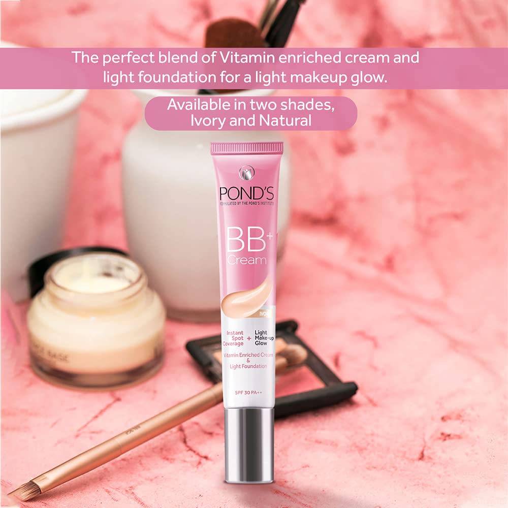 POND'S BB+ Cream, Instant Spot Coverage + Light Make-up Glow, Ivory 18g – view 6