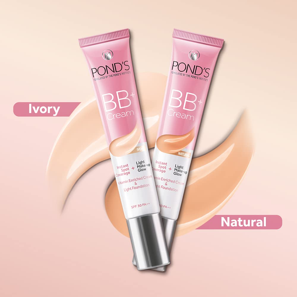 POND'S BB+ Cream, Instant Spot Coverage + Light Make-up Glow, Ivory 18g – view 7