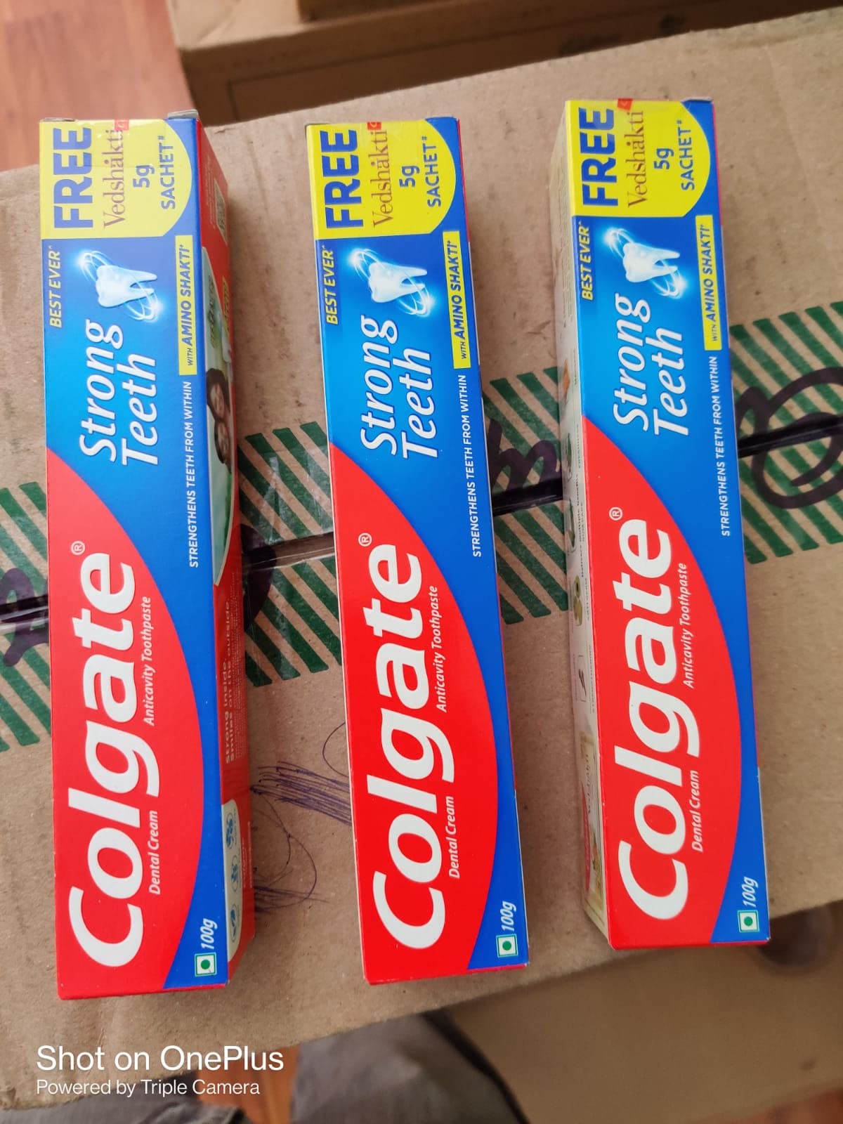 Colgate Toothpaste Dental Cream Strong Teeth - 100Gm (Pack of 3) – view 4