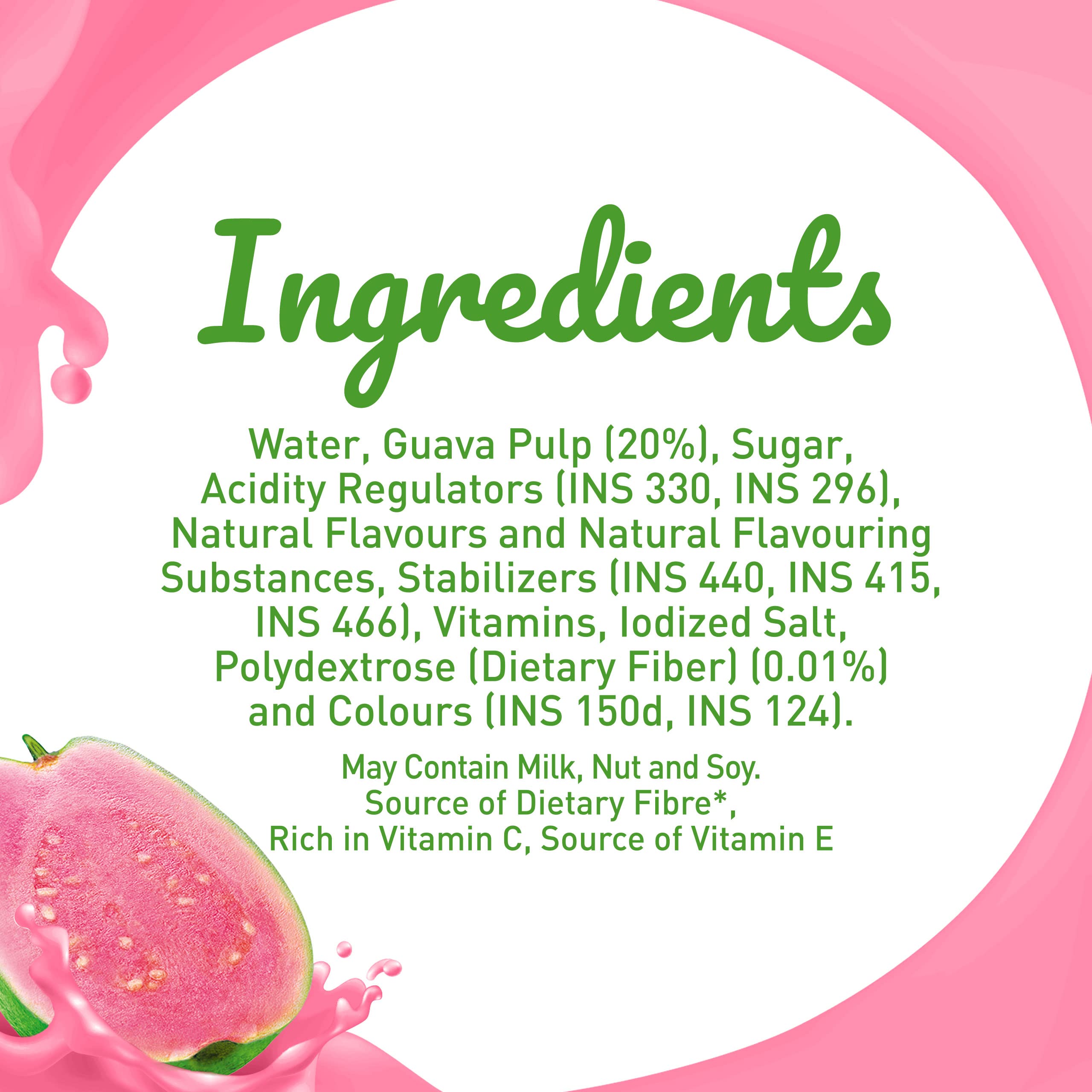 B Natural Guava Juice, Goodness of Fiber, 1 Litre – view 6