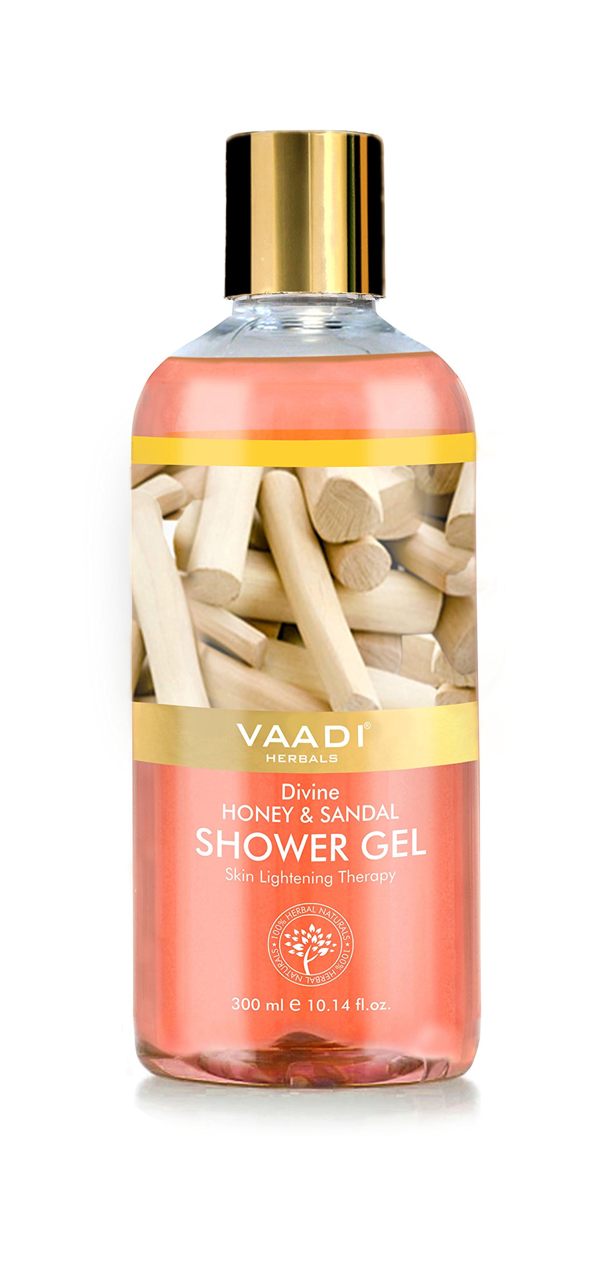 Vaadi Herbals Shower Gel, Divine Honey and Sandal, 300 ml – view 2