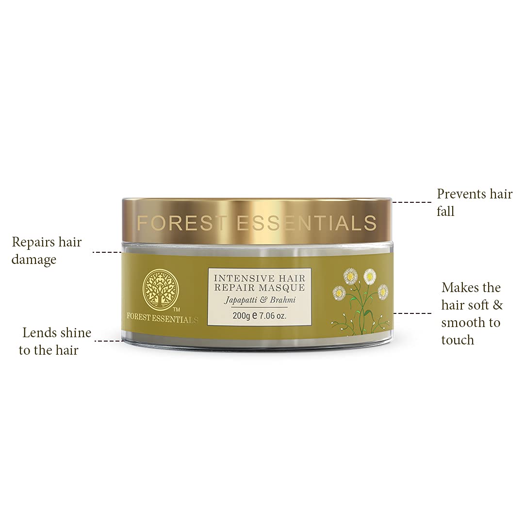 Forest Essentials Intensive Hair Repair Masque Japapatti & Brahmi – view 3
