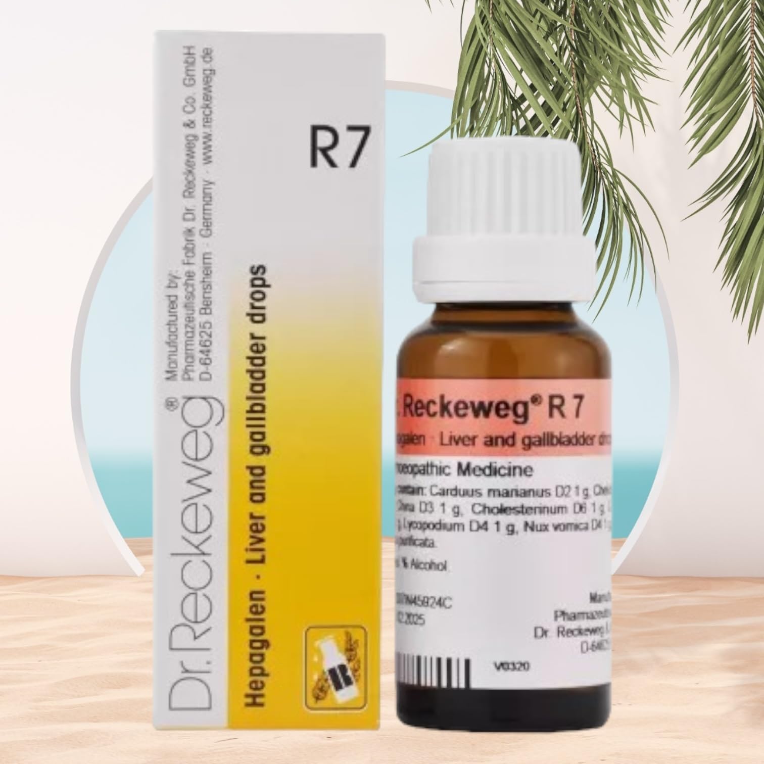 Dr Reckeweg R7 Homeopathic Medicine Hepagalen - 22ml Original_Imported – view 2