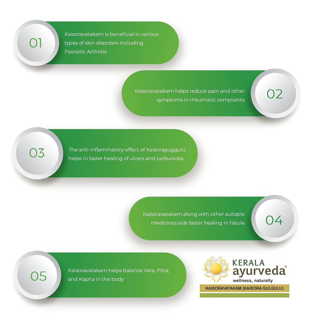 Kerala Ayurveda Kaisoravatakam Gulika 50 Nos – view 4