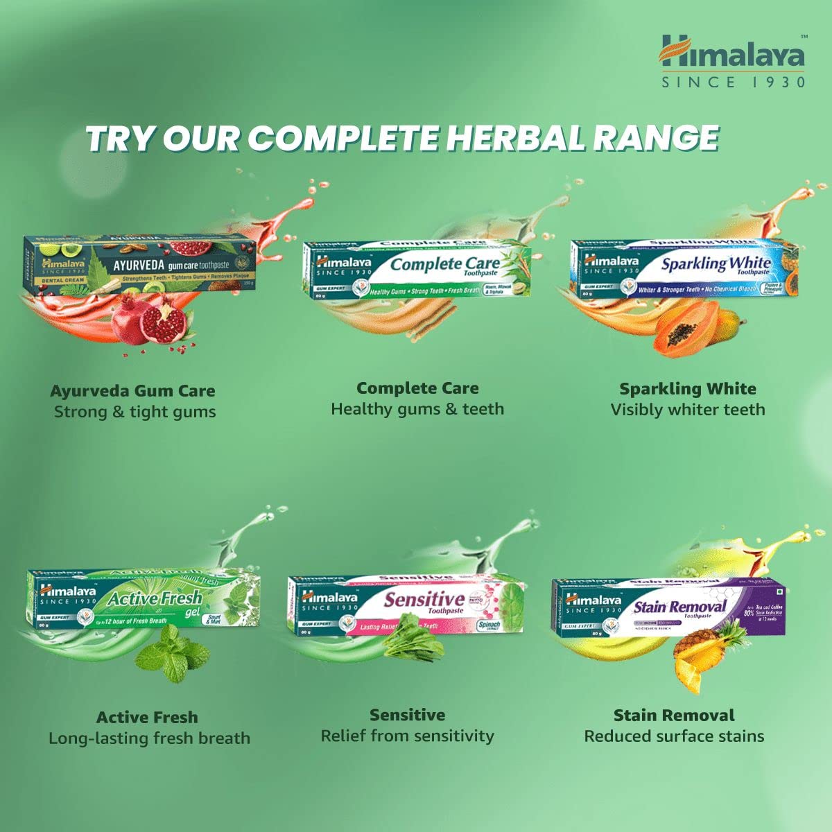 Himalaya Herbals Complete Care Plaque Removal Toothpaste, 80g – view 7