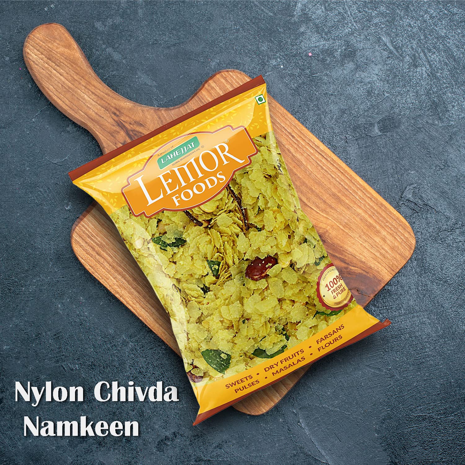 LEMOR Special Nylon Chivda Paper Poha Mixture (400 g, 2 Packs of 200g) – view 7