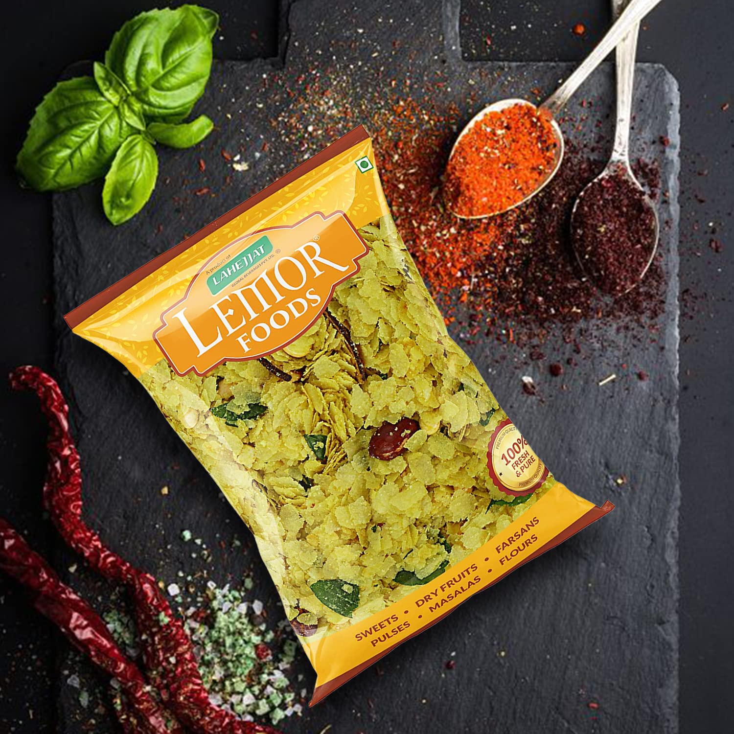 LEMOR Special Nylon Chivda Paper Poha Mixture (400 g, 2 Packs of 200g) – view 8