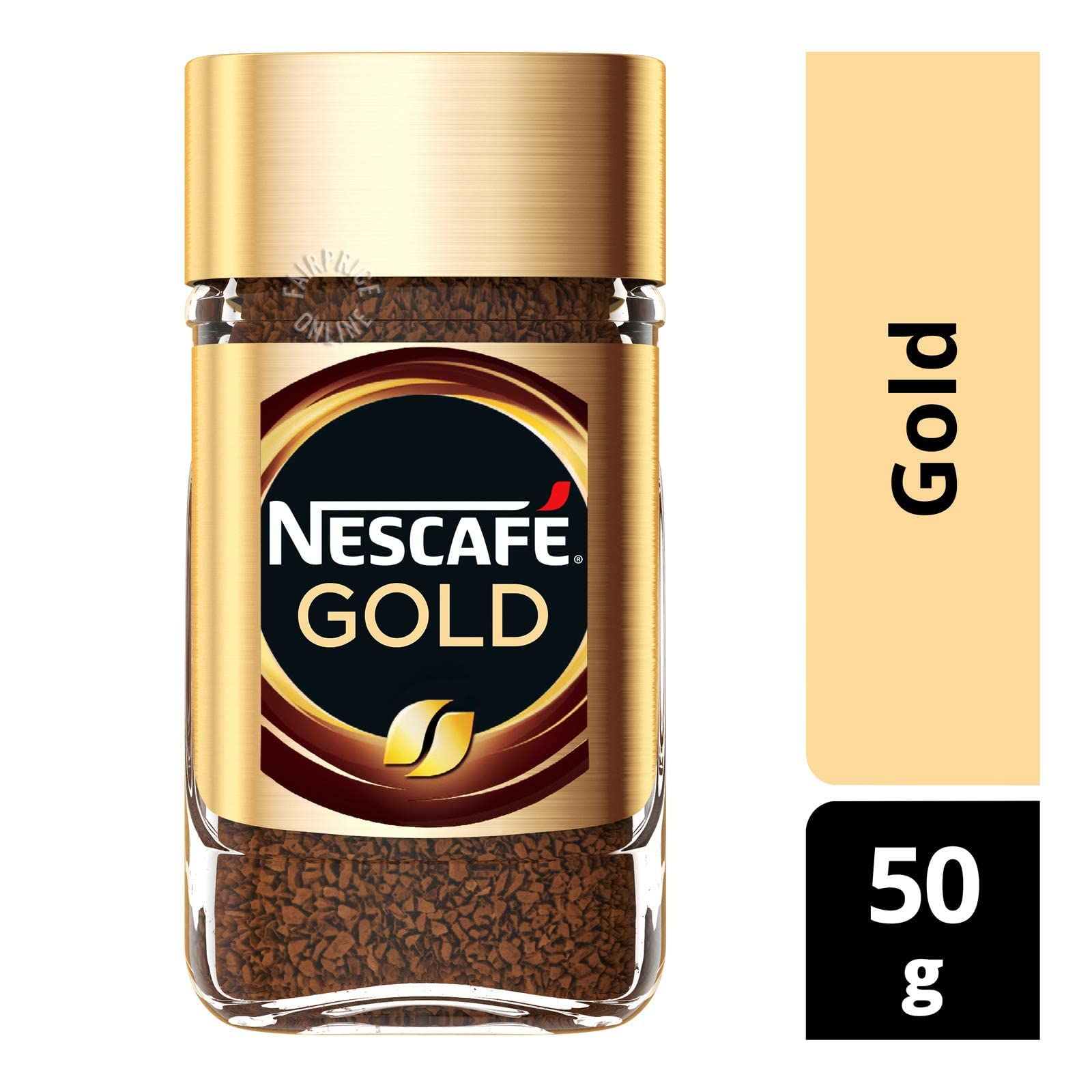 Nescafe Gold Instant Coffee (Imported) Instant Ground Coffee,50G, Glass Bottle – view 2