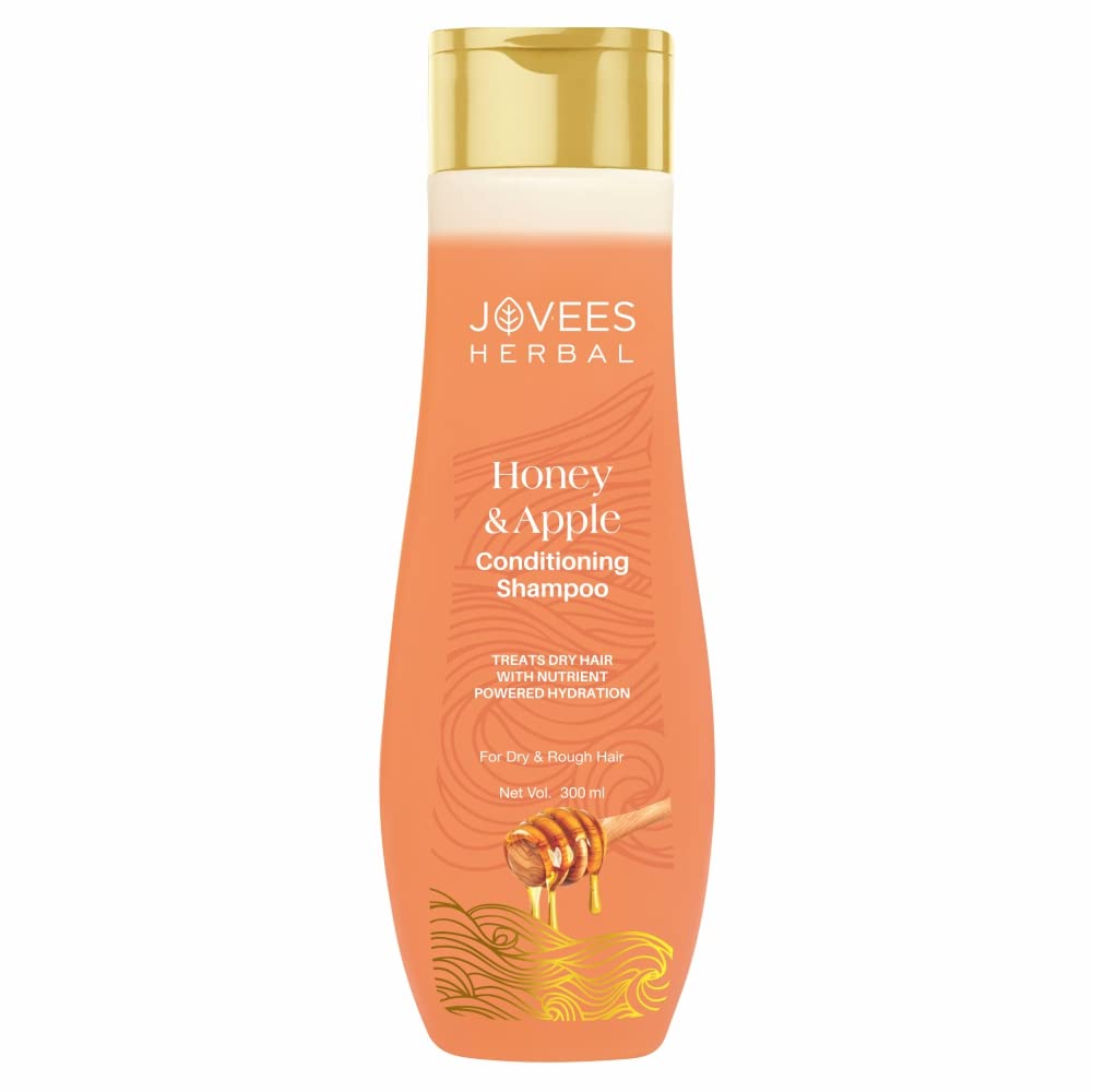 Front view of Jovees conditioning shampoo with honey and apple
