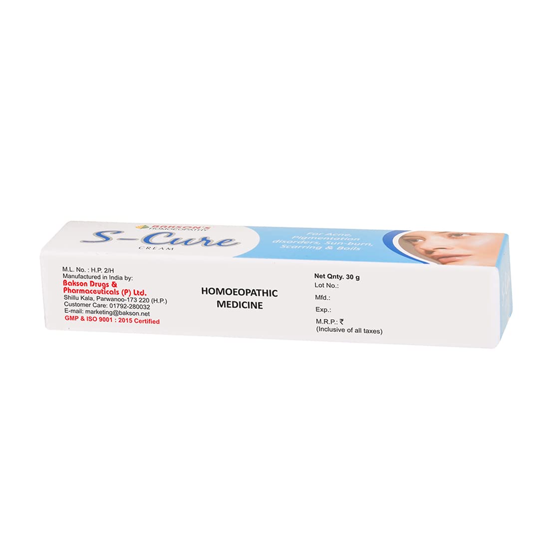 Dr. Bakshi'S Bakson'S Homoeopathy S-Cure Cream-30 Gm – view 3