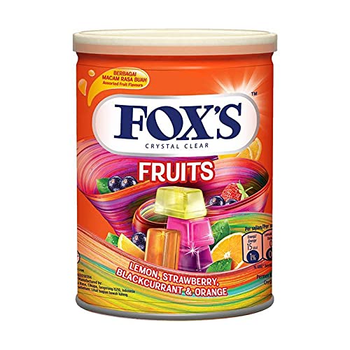 Fox's Crystal Clear Assorted Fruit Flavours 3 X 180g Berries,Fruit,Fruity Mints Tin Pack – view 2