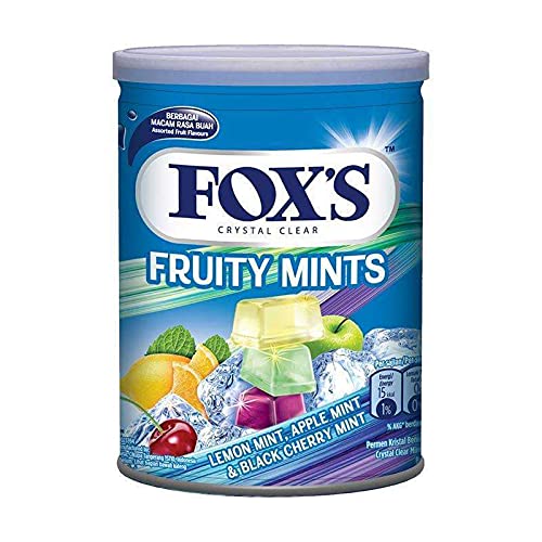 Fox's Crystal Clear Assorted Fruit Flavours 3 X 180g Berries,Fruit,Fruity Mints Tin Pack – view 3