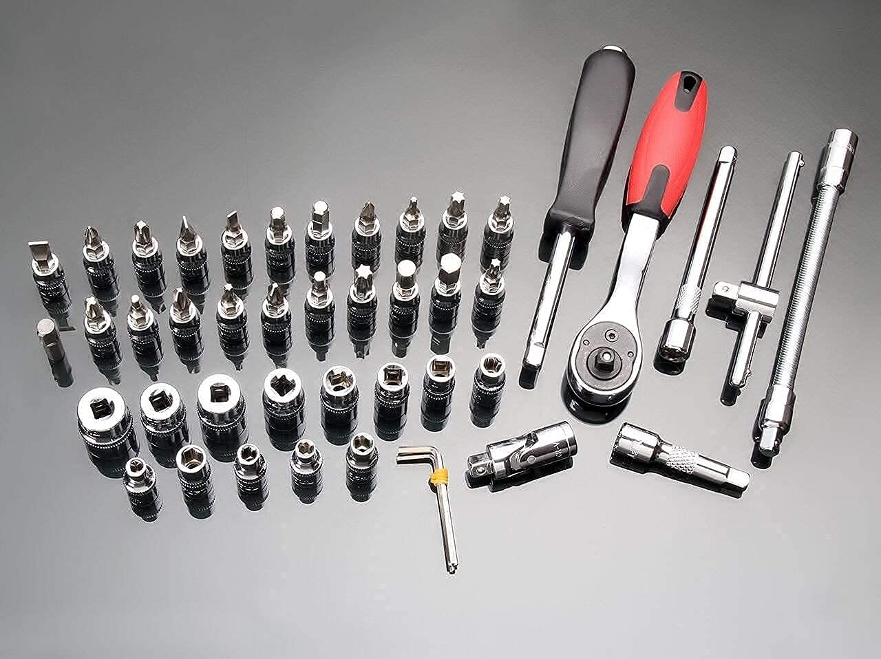 N8STORE Tool Kit Tool Kit for Home Use Tools Kit Spanner Set Socket Set Wrench Set Tools Set Hand Tools Bike Tool Kit Set Socket Wrench Set Spanner Set All Size Tool Kit Goti Pana Set - Box End – view 6