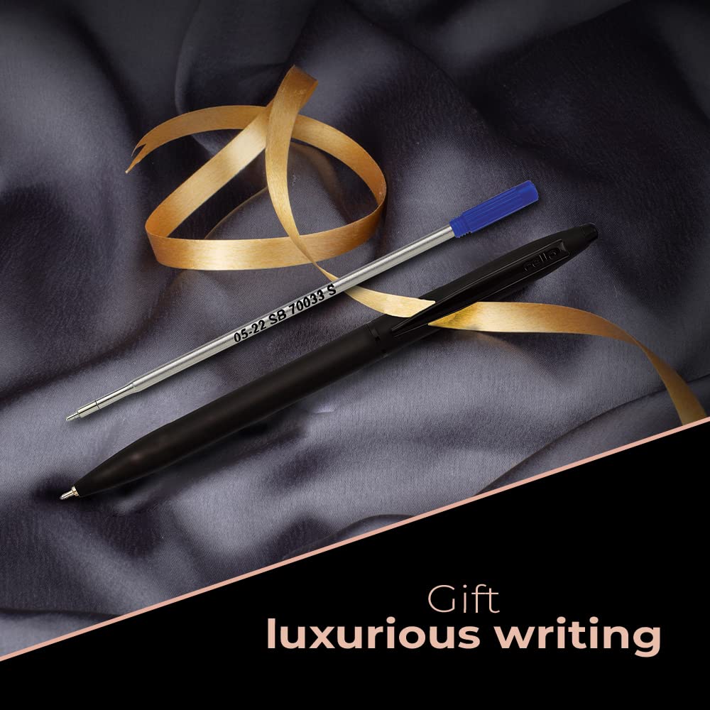 Cello Signature Carbon Slim Ball Pen + Refill Pack – view 6