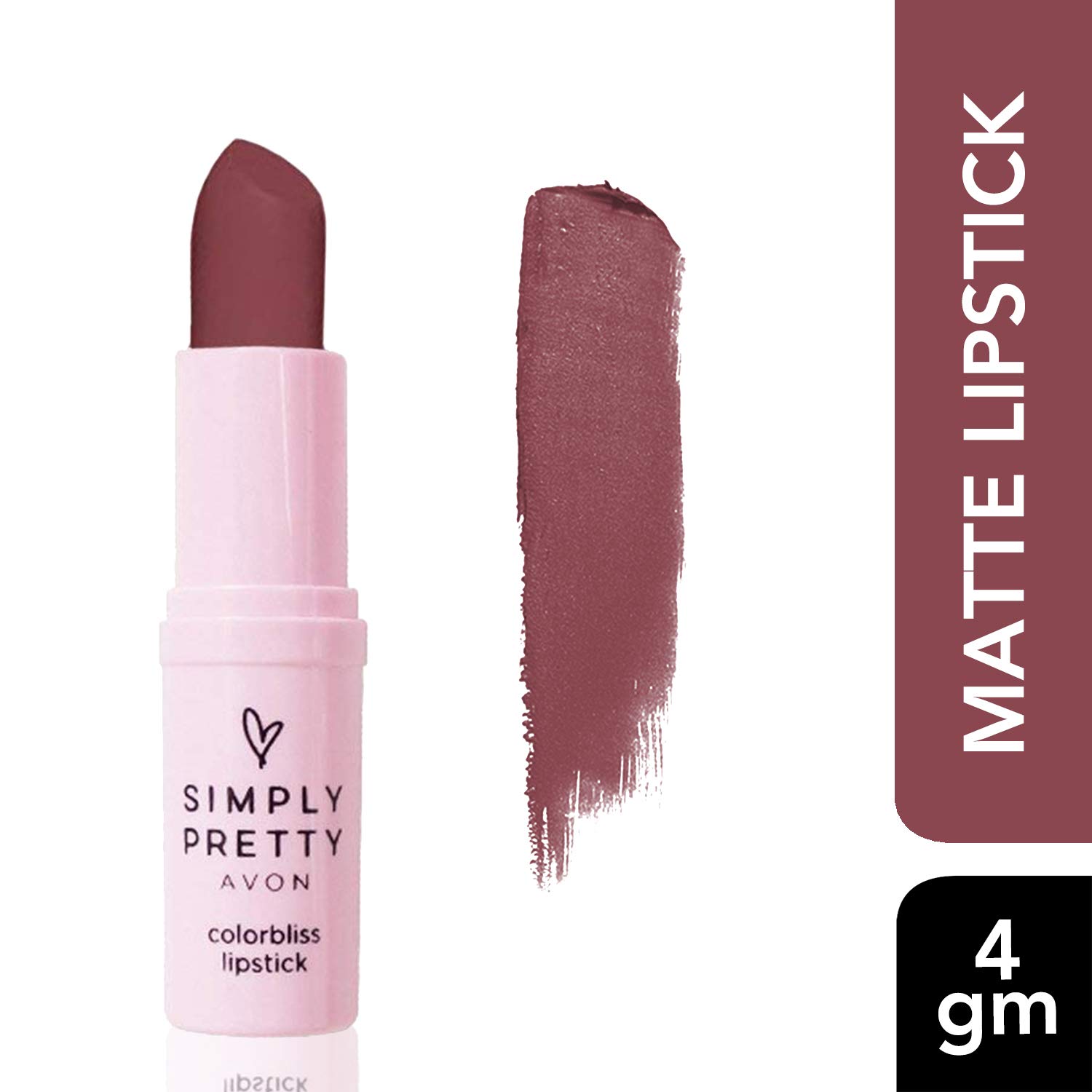 AVON Simply Pretty Colorbliss Matte Lipstick - Malva, 4 g – view 2