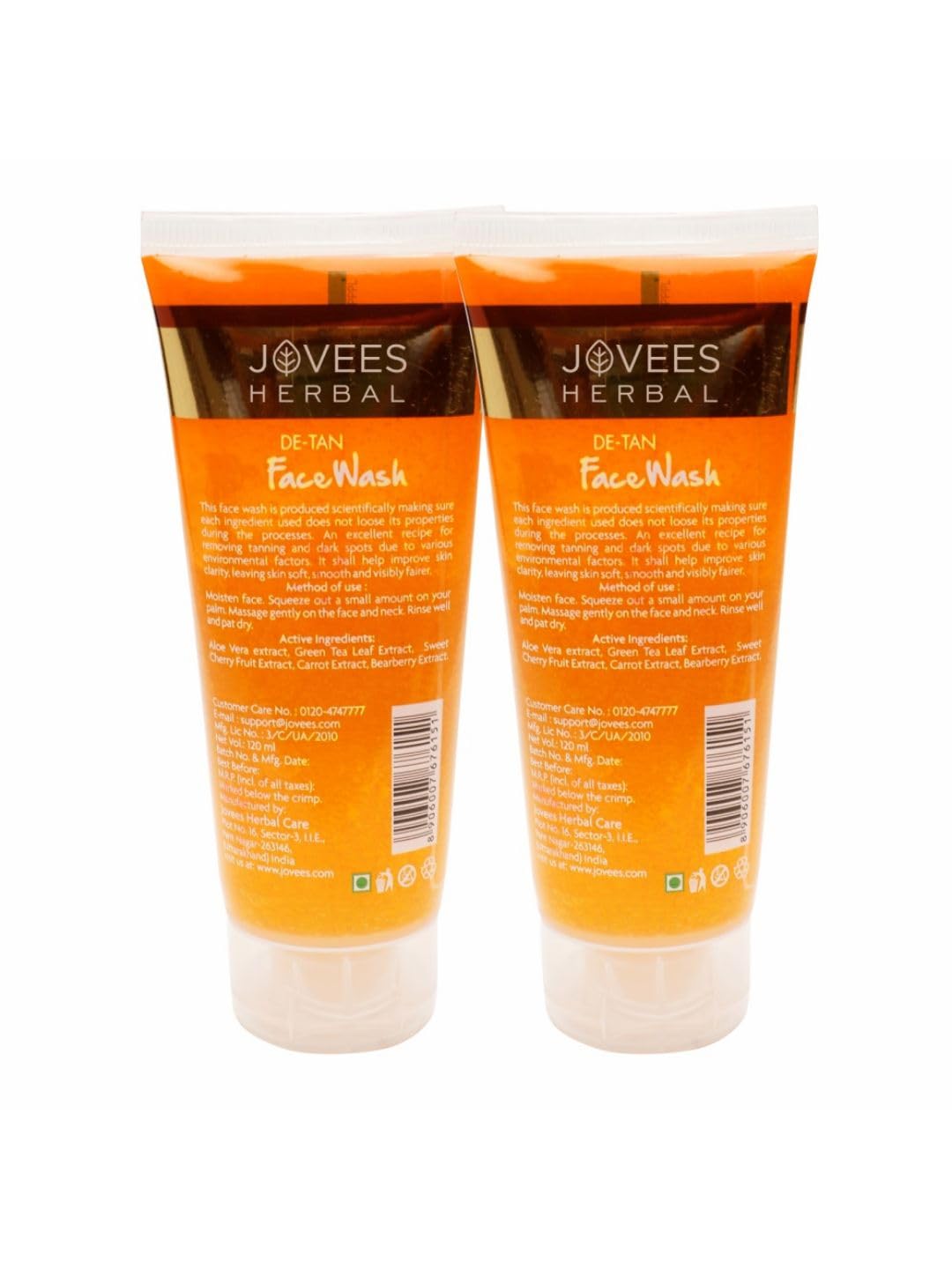 Jovees Herbal De-Tan Face Wash For Women/Men – view 2
