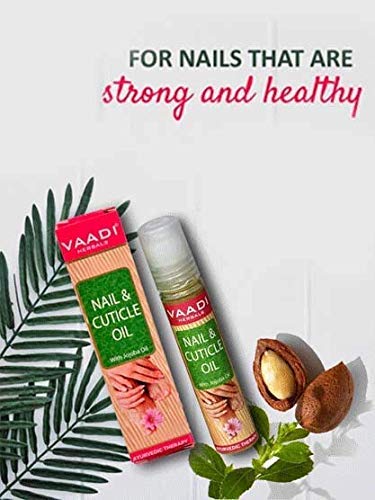 Vaadi Herbals Nail and Cuticle Oil with Jojoba Oil, 10ml – view 2
