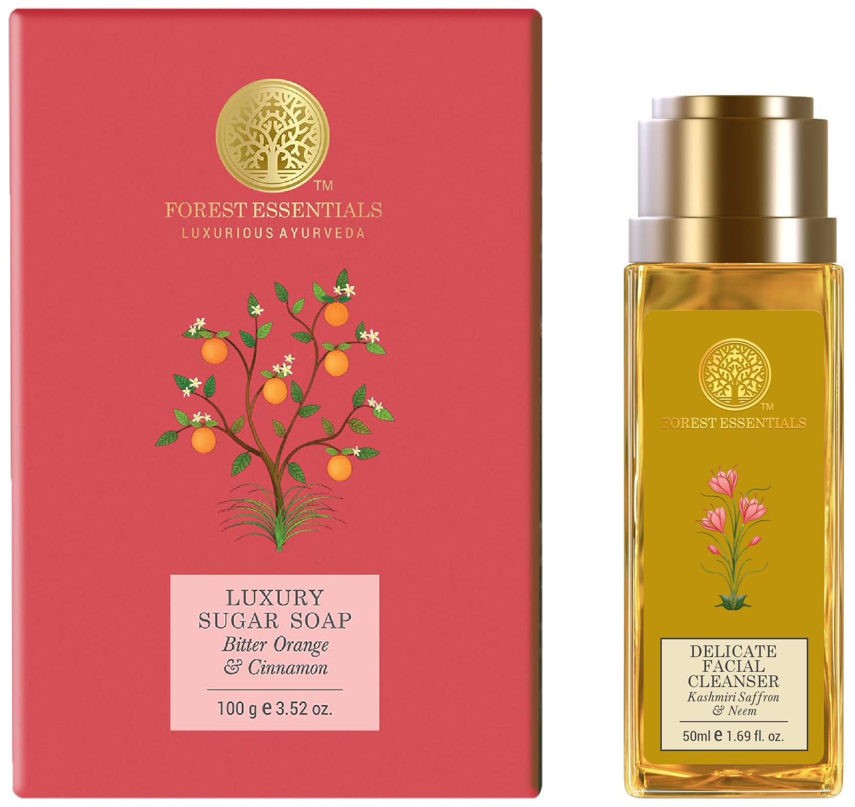 Bitter Orange soap with Kashmiri Saffron Neem facial cleanser