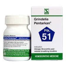 Dr. Willmar Schwabe India Grindelia Pentarkan tablet pack