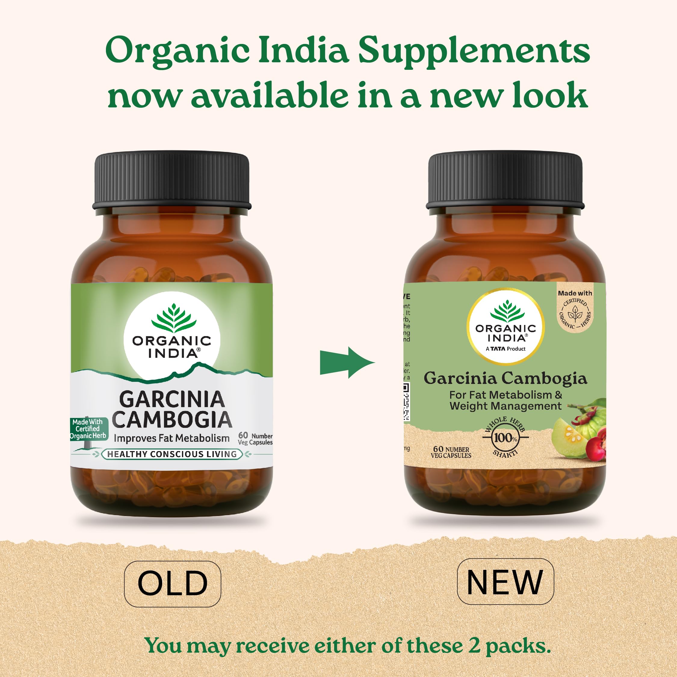 A TATA Product - Organic India Garcinia Cambogia - 60 Veg Capsules, GMP & NPOP Certified Organic – view 2