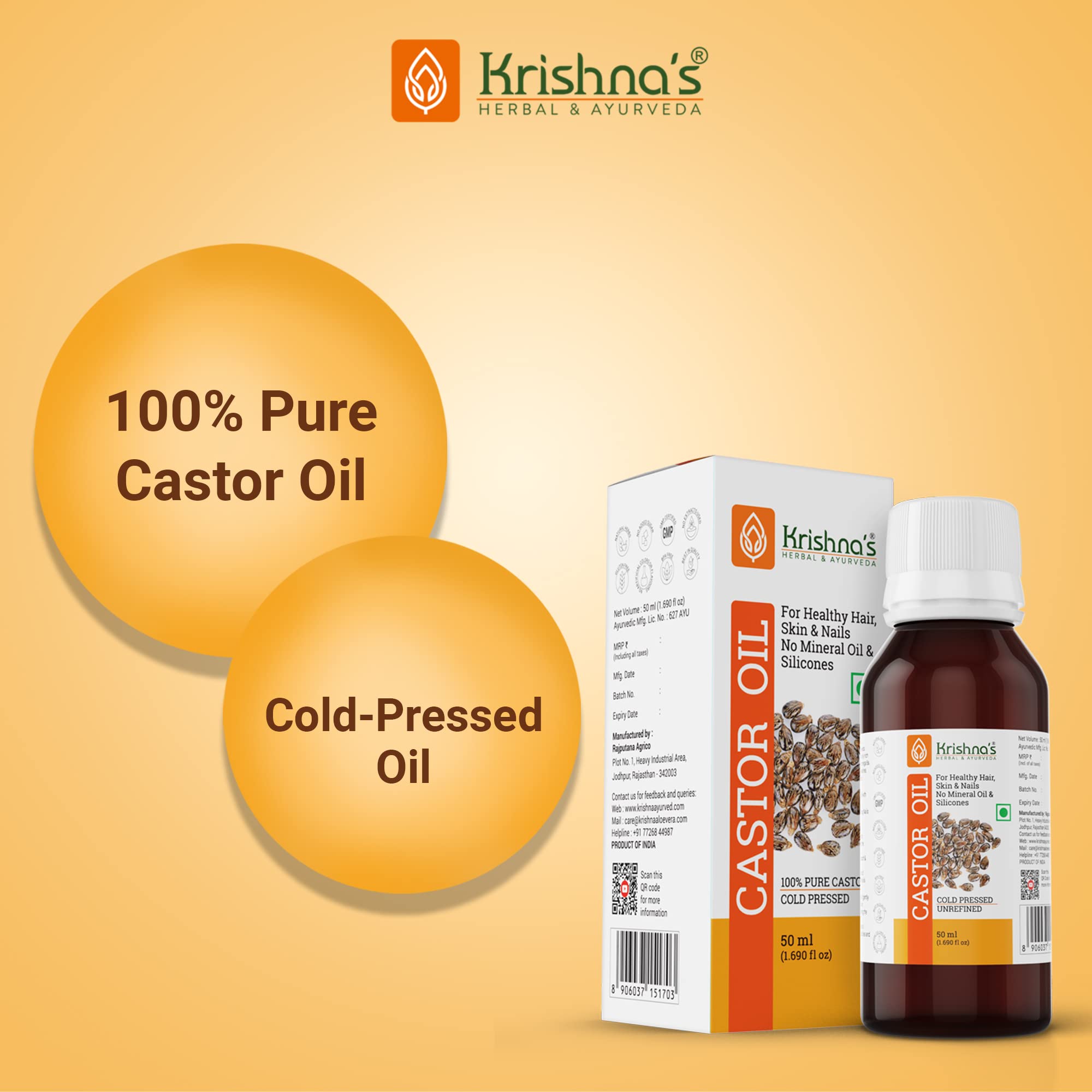 Krishna's Castor Oil – view 2