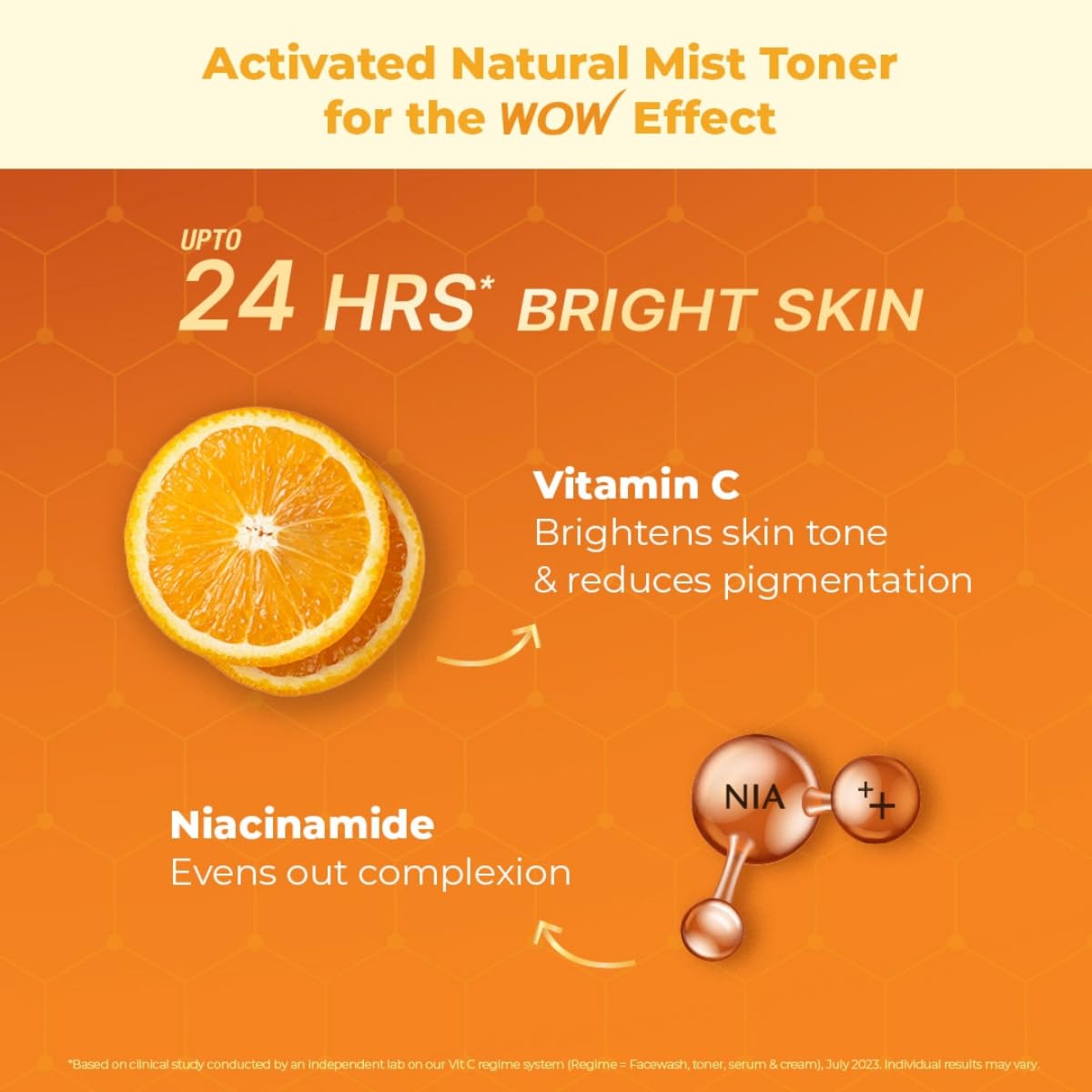 WOW Skin Science Vitamin C Skin Mist Toner with Lemon Essential Oil, Orange Essential Oil With Hazel & Aloe Vera Extracts - For All Skin Types - No Parabens, Silicones, Mineral Oil & Sulphates - 200mL – view 5