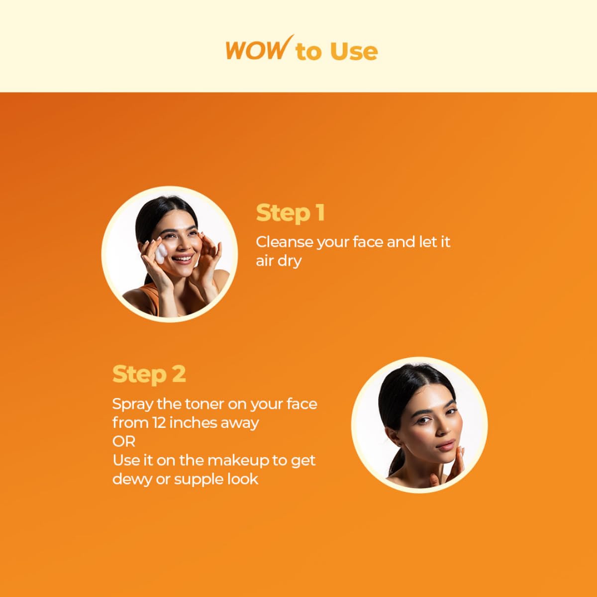 WOW Skin Science Vitamin C Skin Mist Toner with Lemon Essential Oil, Orange Essential Oil With Hazel & Aloe Vera Extracts - For All Skin Types - No Parabens, Silicones, Mineral Oil & Sulphates - 200mL – view 6
