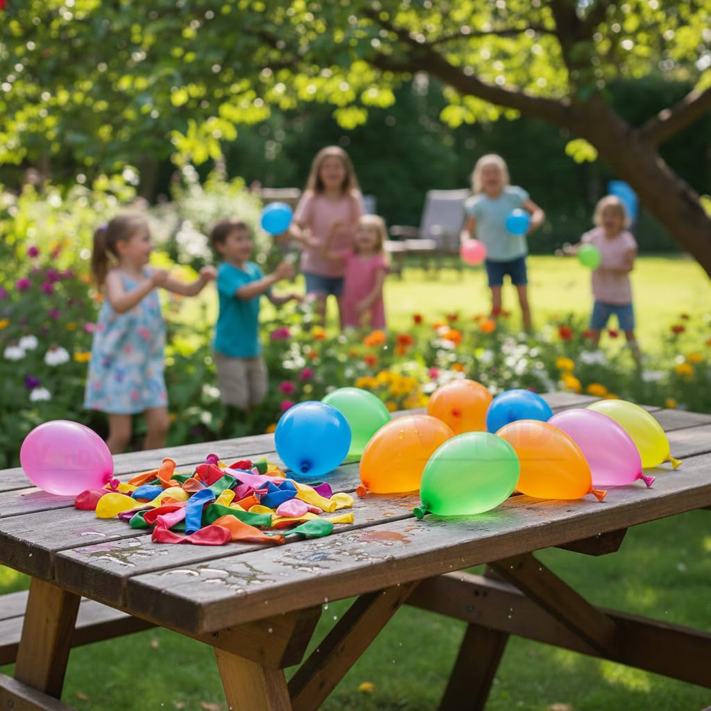 Fill And Tie Magic Water Balloons For Holi - Non Toxic Holi Water Balloons Multicolor, 500 Pcs Magic Balloons. – view 5
