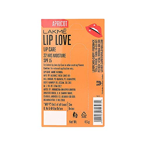 Lakme Lip Love Chapstick Apricot, 4.5 g – view 3