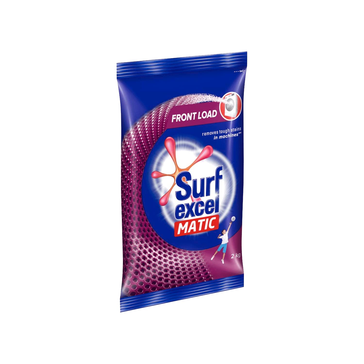 Surf Excel Matic Front-Load Detergent Powder 2 Kg Removes Tough Stains Surf Excel Front-Load Washing Powder - For Front-Load Washing Machines, 1 Count – view 2