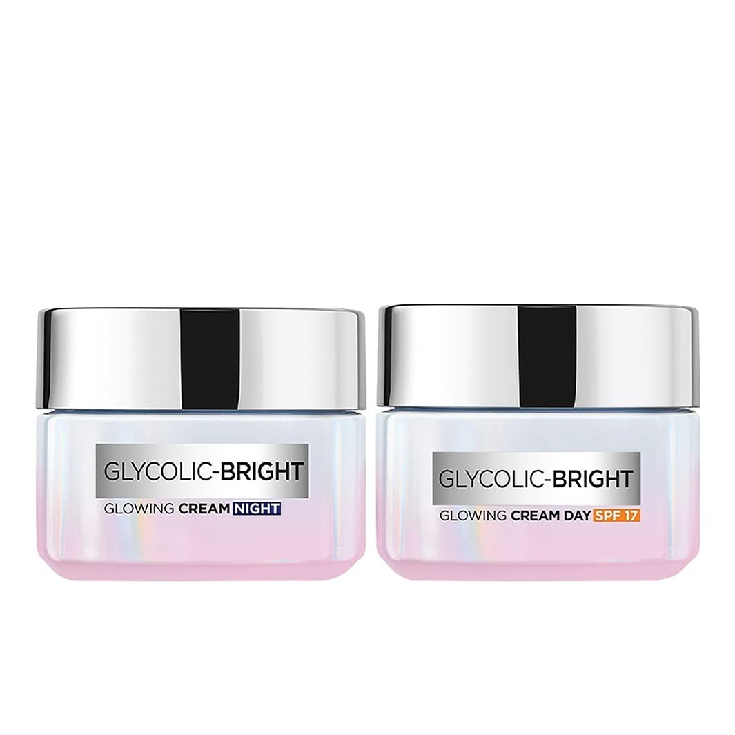 L'Oréal Paris Glycolic Bright cream duo with SPF17
