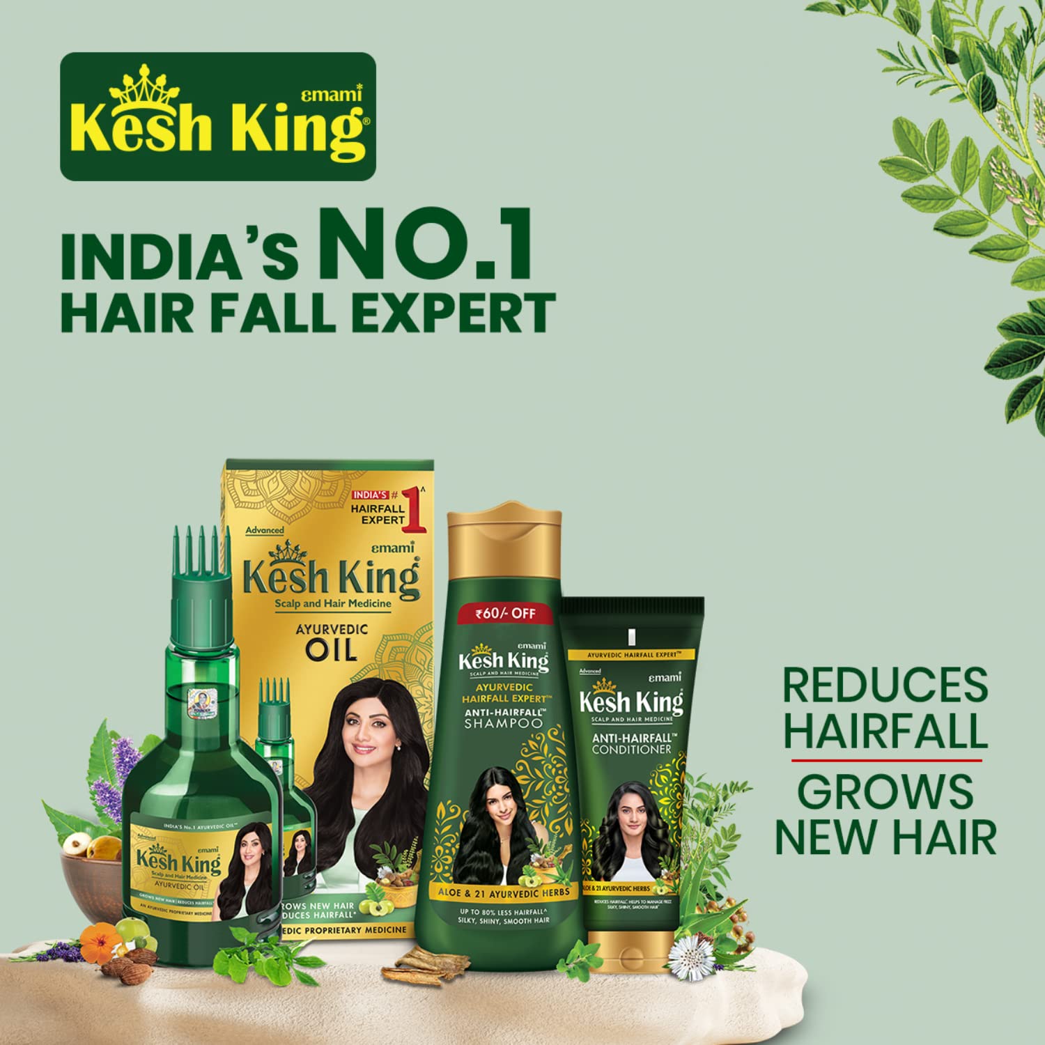 Kesh King Scalp and Hair Medicine Anti-Hairfall Conditioner, 200 ml – view 6