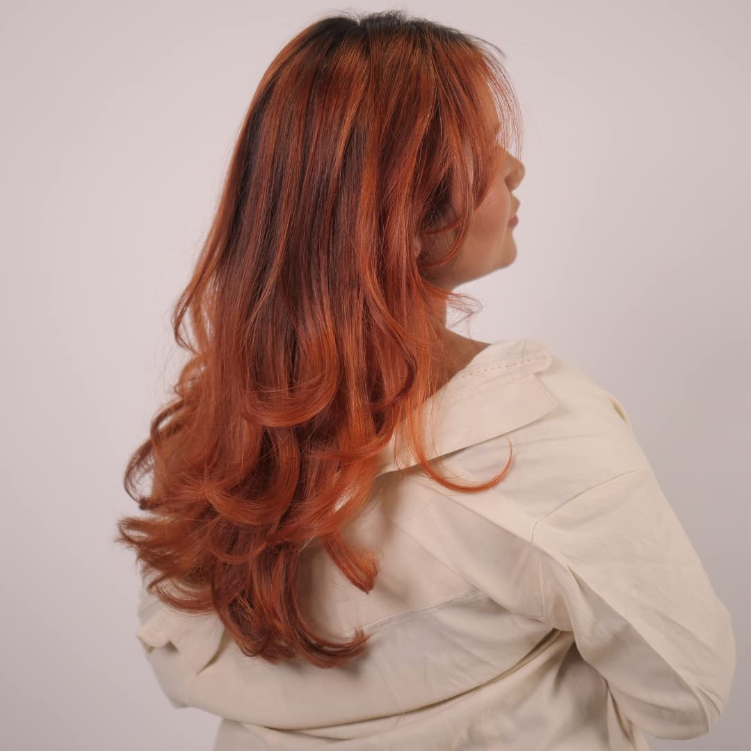 Paradyes Semi-permanent Ginger Copper DIY Conditioner Based Hair Colour 120 gm and Lighten Up! Bleach Pack 30 Vol. for all Hair Types – view 2