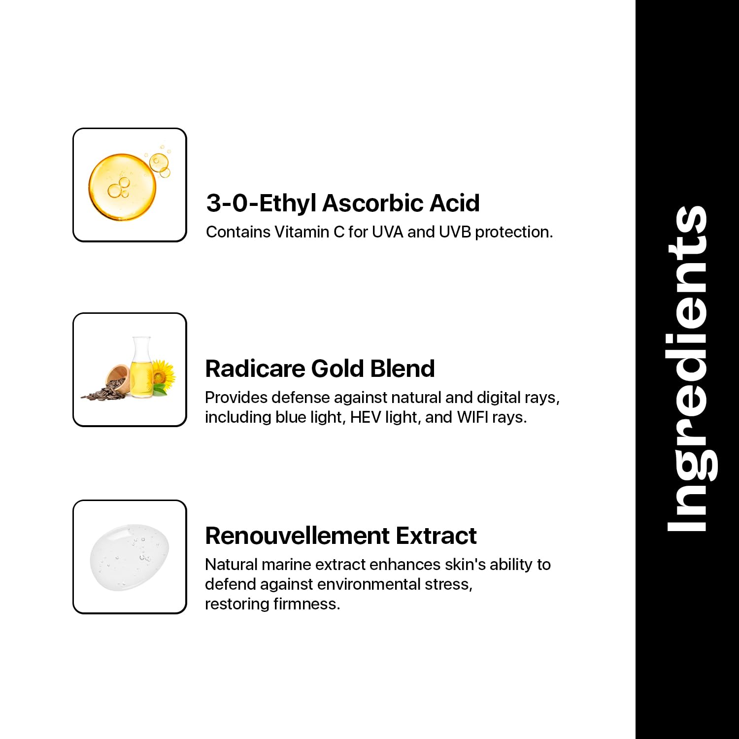 Underated Sunscreen SPF 50 PA++++ Powered With Vitamin C & Vitamin E For Broad Spectrum UV A, UV B & Blue Light Protection – view 6