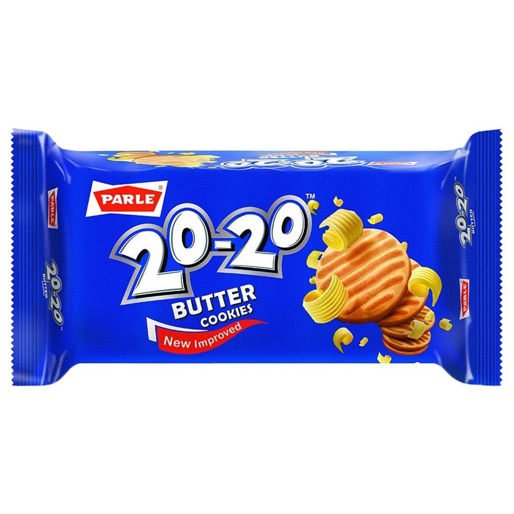 Parle 20-20 butter cookies pack shown from the front