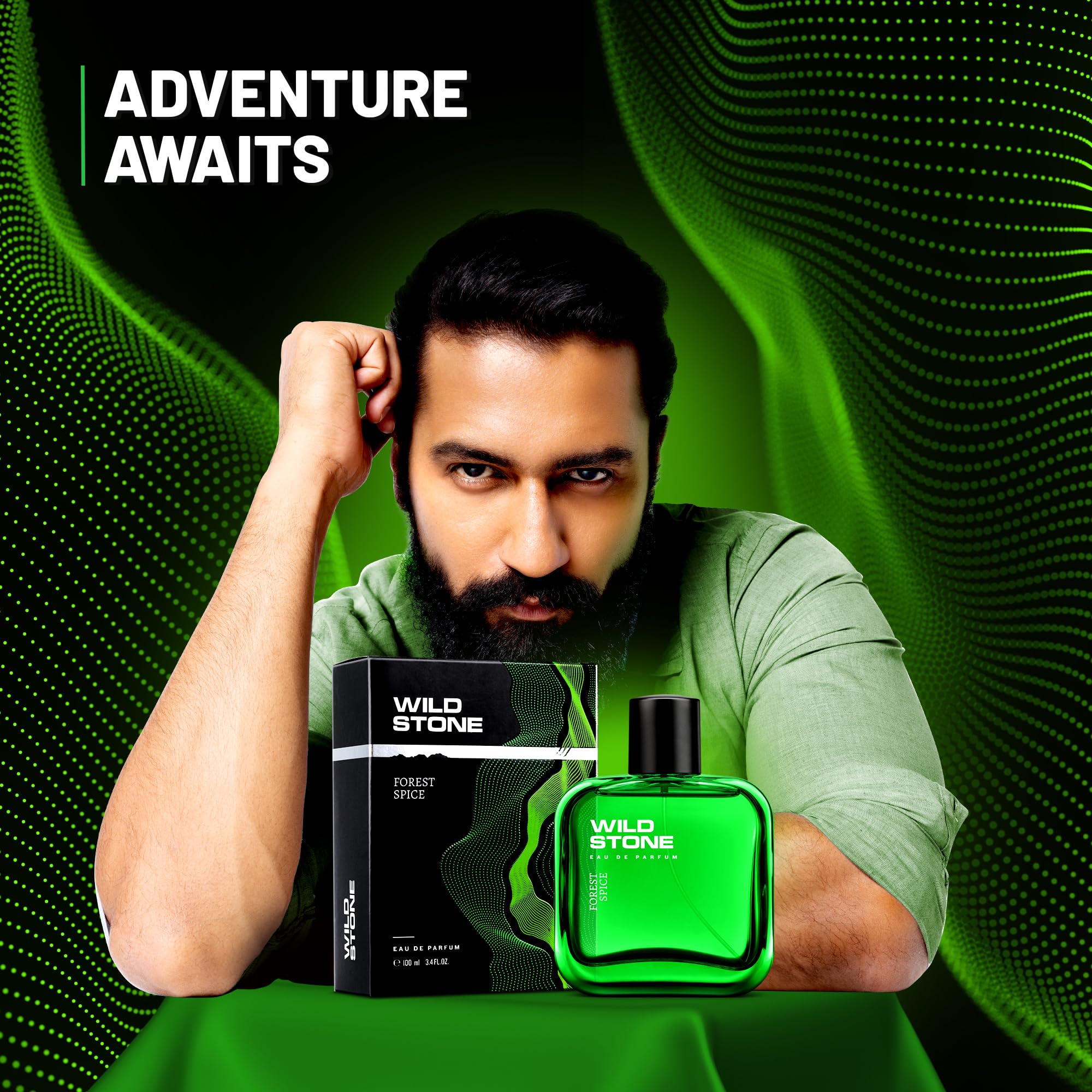 Wild Stone Long Lasting Forest Spice Perfume for Men, 100ml Woody and Spicy Fragrance – view 2