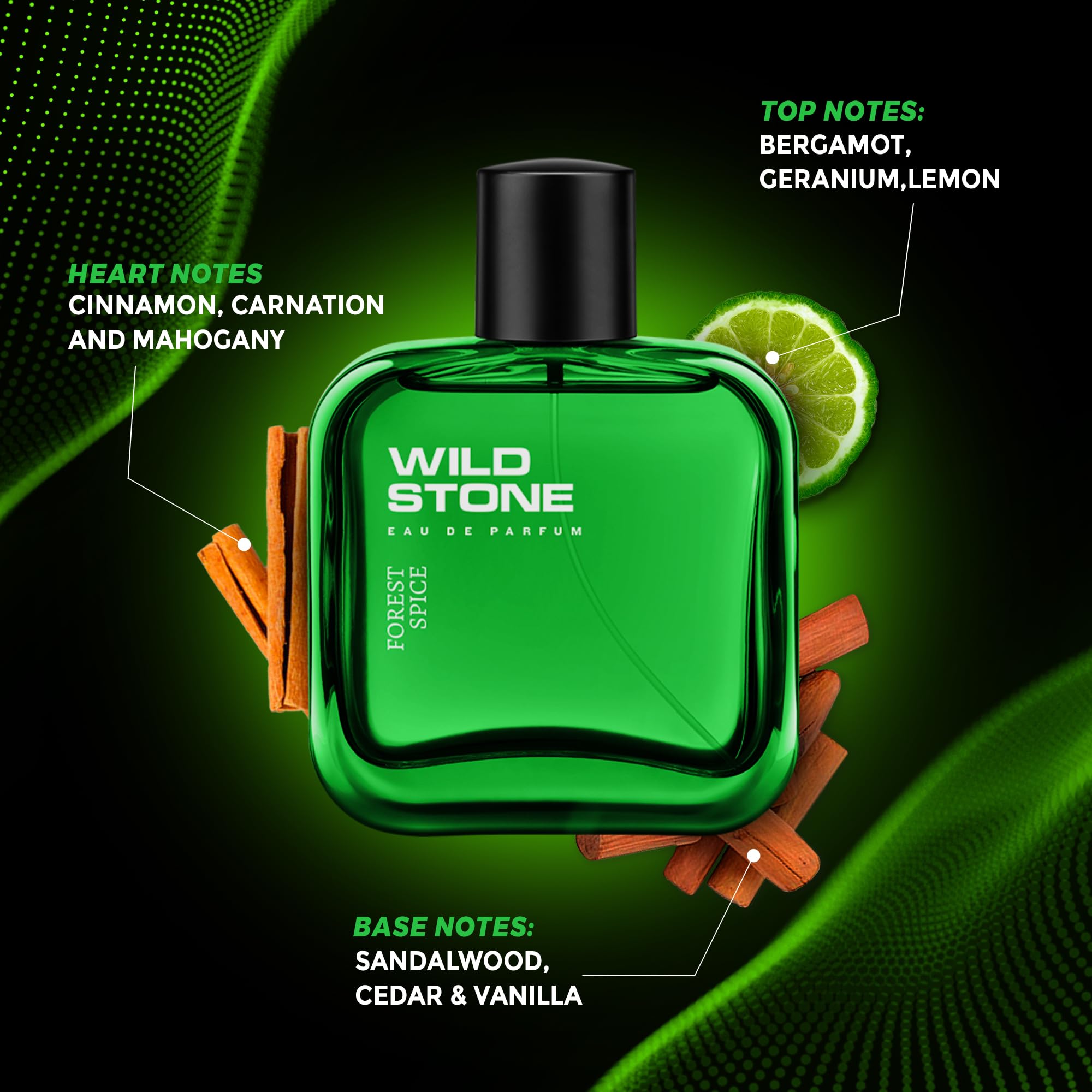 Wild Stone Long Lasting Forest Spice Perfume for Men, 100ml Woody and Spicy Fragrance – view 5