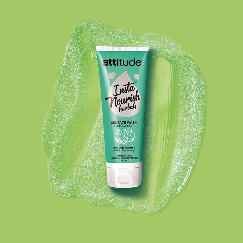 Sage-scented Amway gel cleanser tube for oily skin care