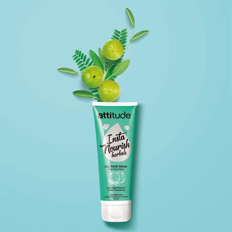 Amway Attitude Insta Nourish Herbals Gel Face Wash For Oily Skin100Ml (1 Pc) – view 2