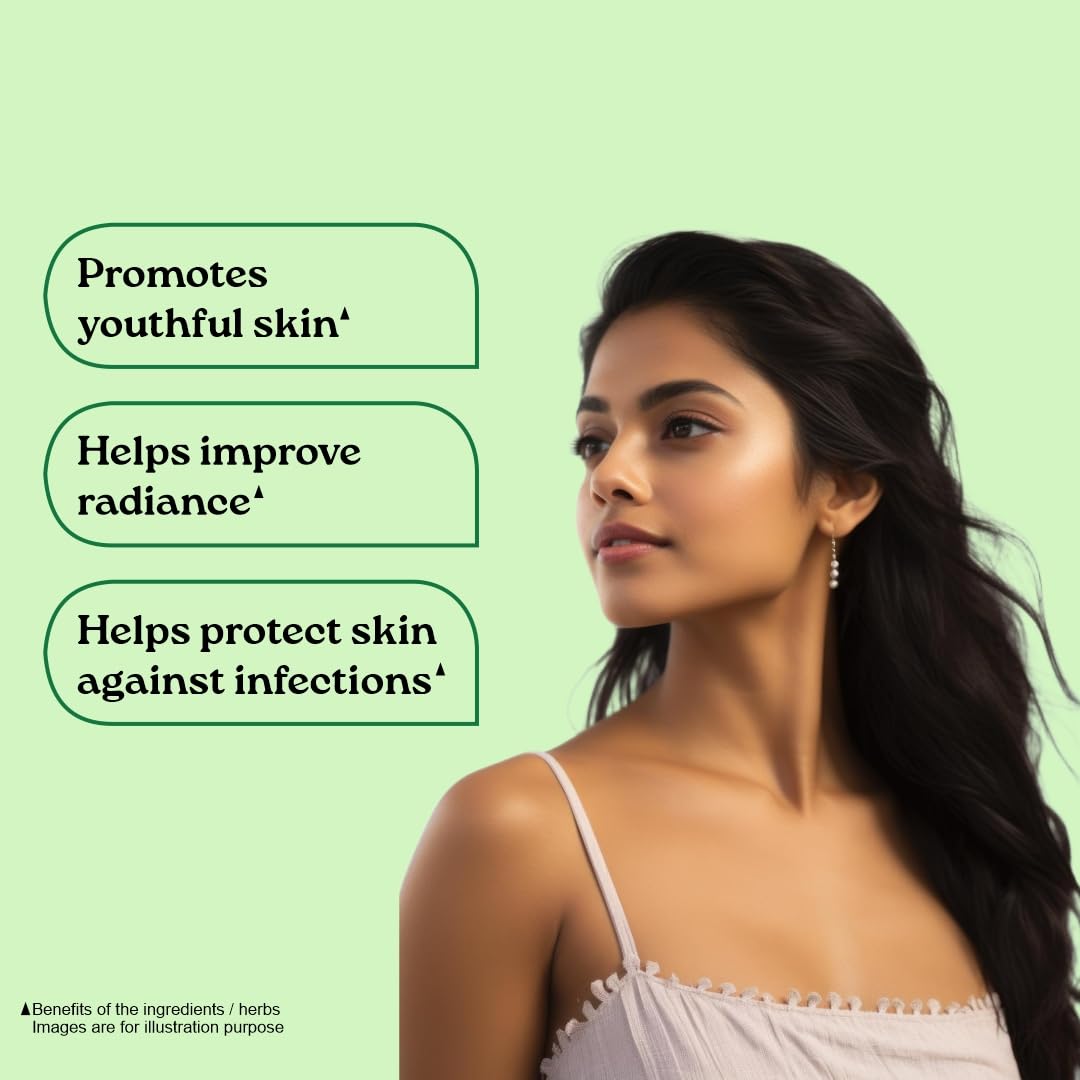 A TATA Product - Organic India Beautiful Skin Capsules - 60 Veg Caps, For Healthy, Radiant & Glow, Helps Rejuvenate Skin & Naturally Purify The Blood, GMP & NPOP Certified Organic – view 4