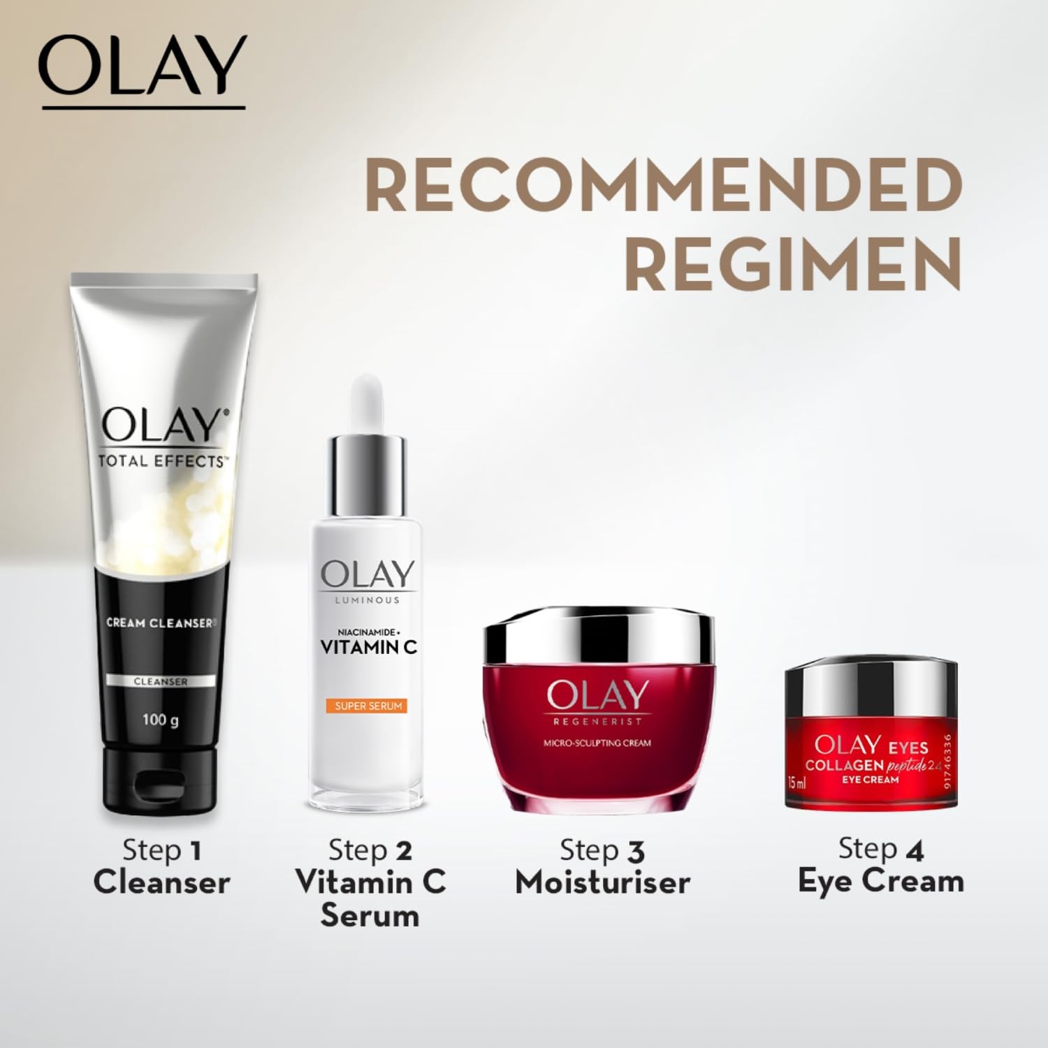 Olay Total Effects Cleanser,With Salicylic Acid & Exfoliating Silica Beads,Throughly Cleanse & Exfoliate Skin For Glowing,Younger Looking Skin,Suitable For Normal,Dry,Oily & Combination Skin,100 Gm – view 6