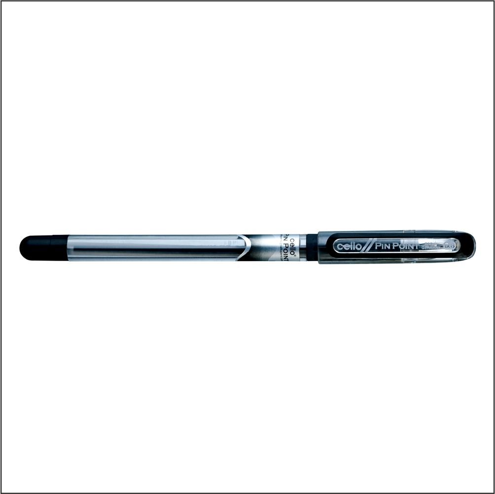 Cello Pinpoint Ball Pen- Black (Pack of 10) – view 2
