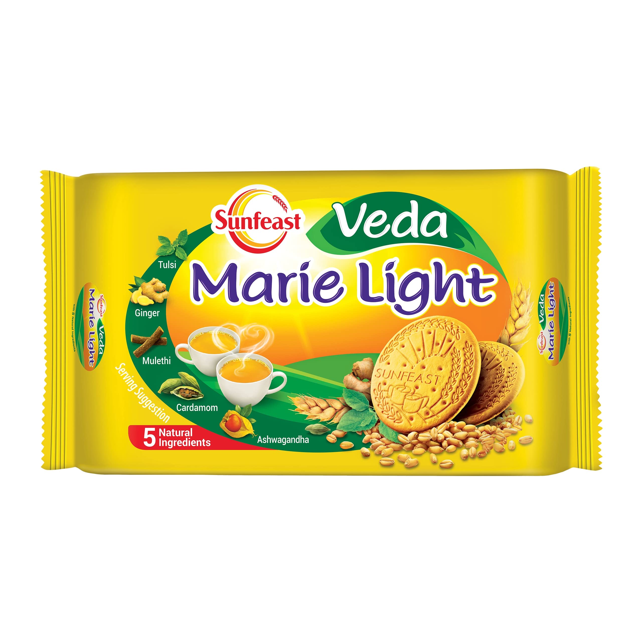 Sunfeast Veda Marie Light (Stay Fresh), 250g - Pack of 8 – view 2