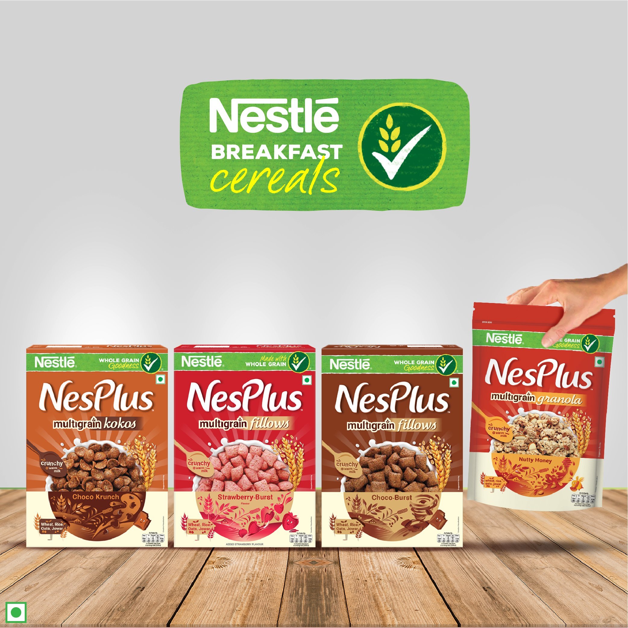 Nestle NesPlus Multigrain Kokos Breakfast Cereal - Chocolate Crunch, 350g – view 6