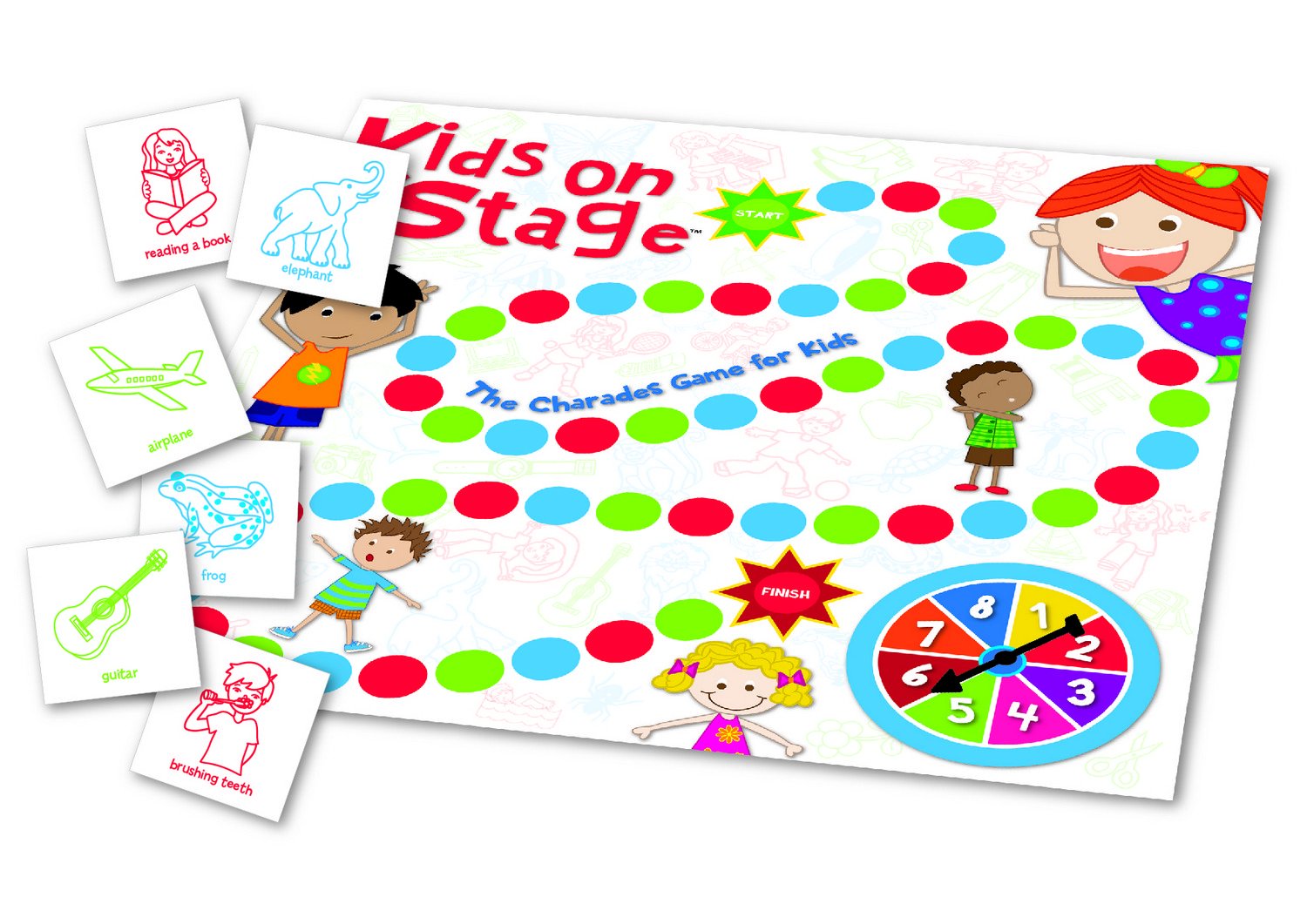 Funskool Games - Kids On Stage, Educational charade game for kids, 2 - 6 players, 3 & above – view 3