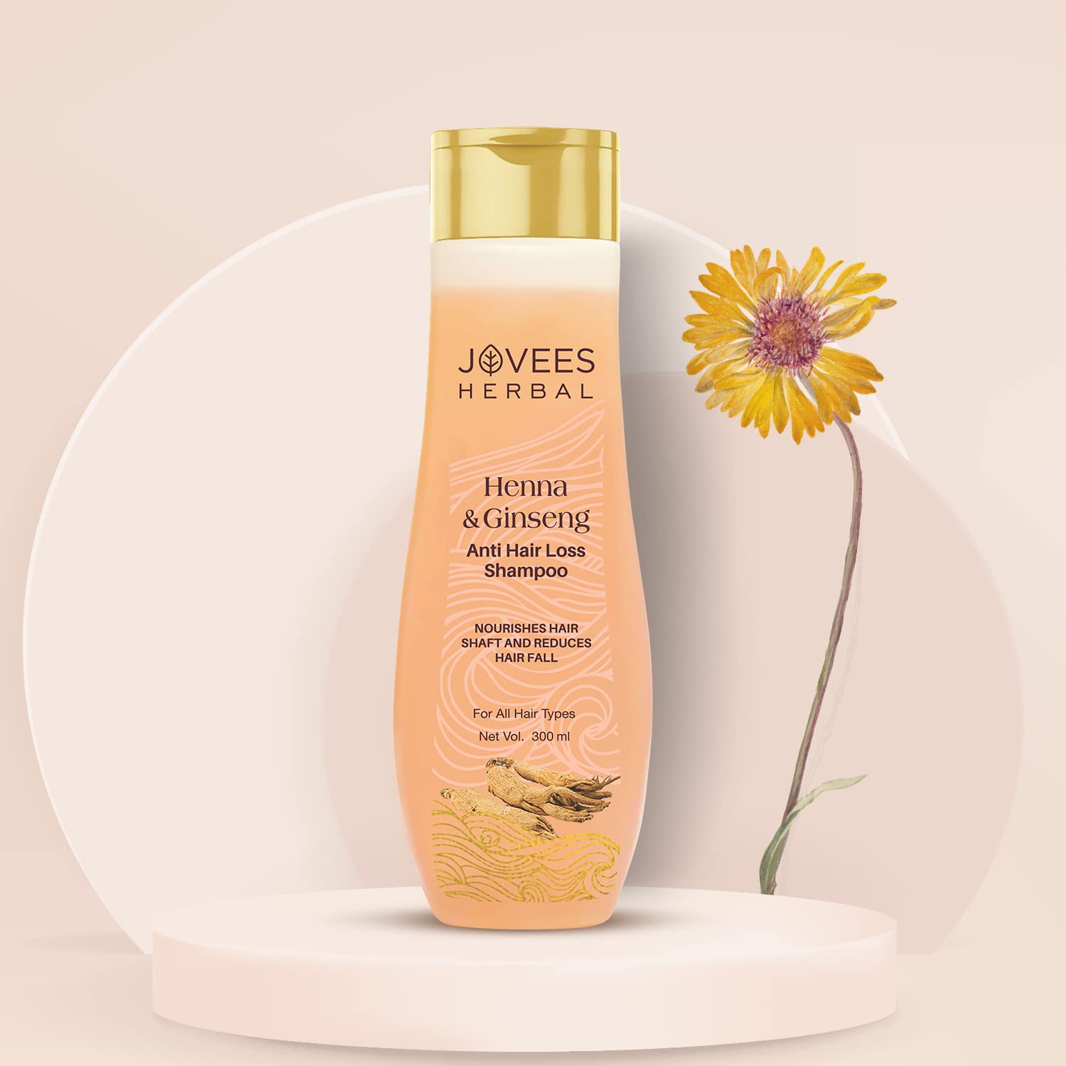 Jovees Herbal Henna & Ginseng Anti Hair Loss Shampoo – view 3