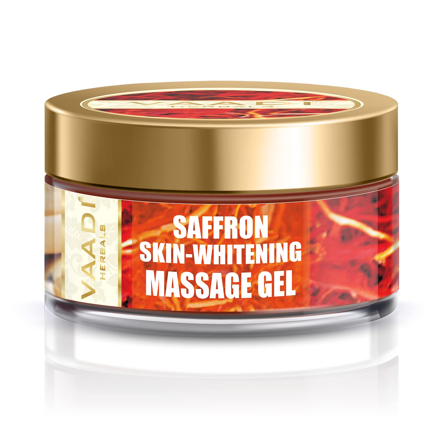 Vaadi Herbals saffron skin massage gel 50 ml packaging