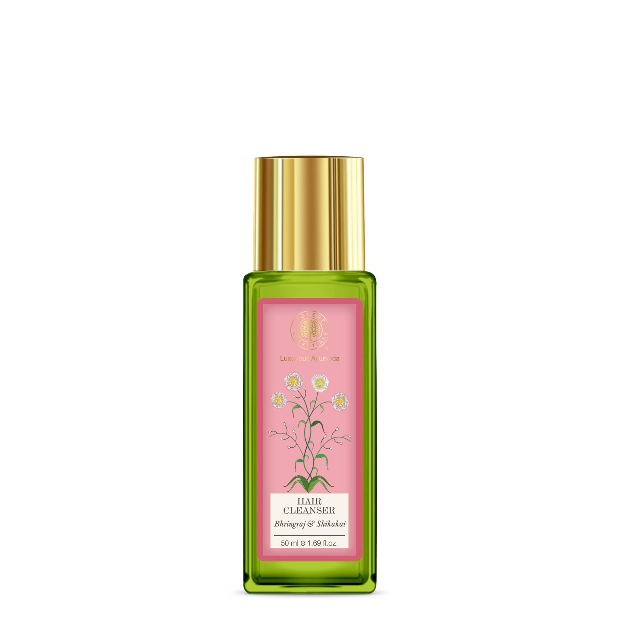 Forest Essentials Travel Size Facial Cleanser Rosewater, Honey Lemon, 50ml & Forest Essentials Hair Cleanser Bhringraj and Shikakai, 50ml – view 5