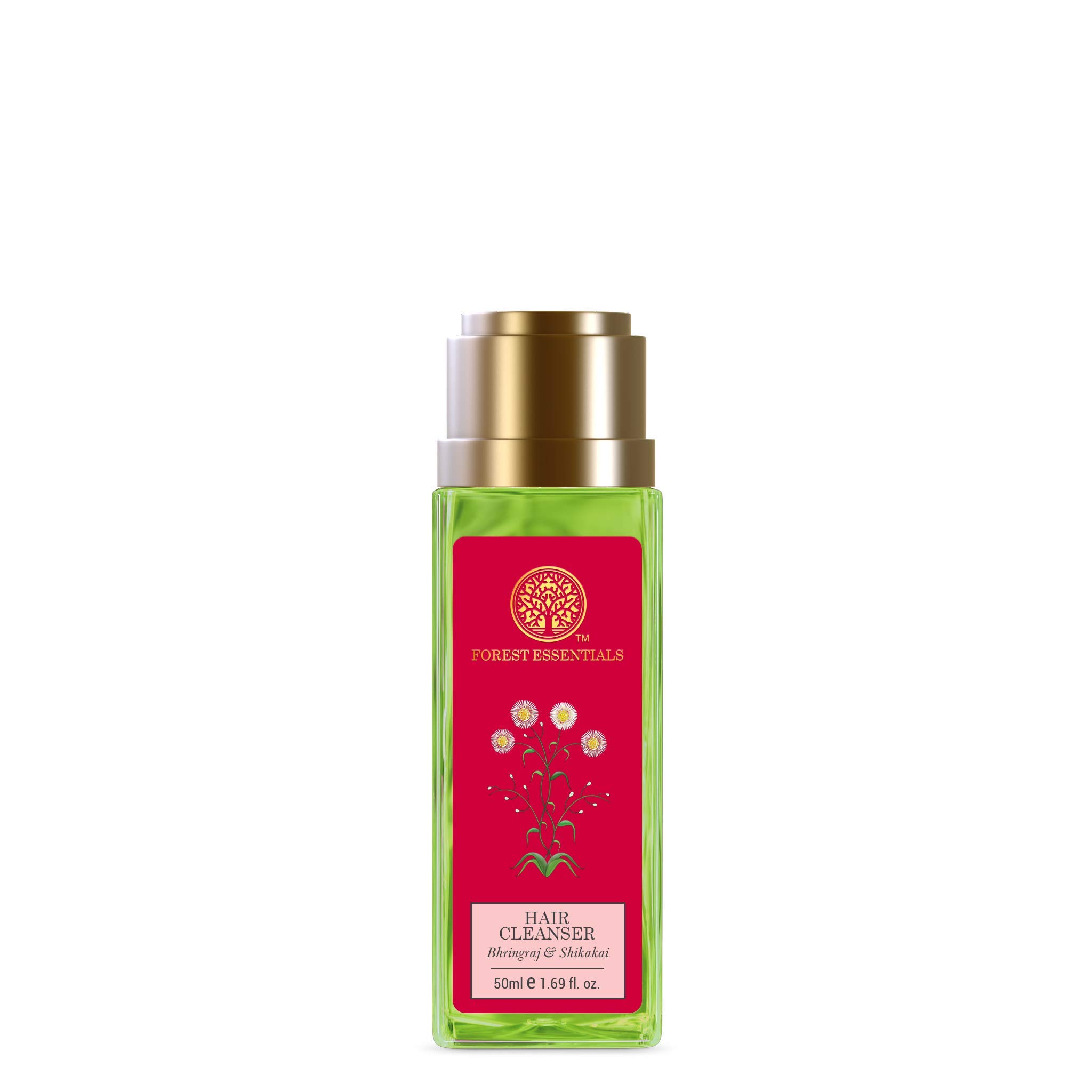 Forest Essentials Travel Size Facial Cleanser Rosewater, Honey Lemon, 50ml & Forest Essentials Hair Cleanser Bhringraj and Shikakai, 50ml – view 6